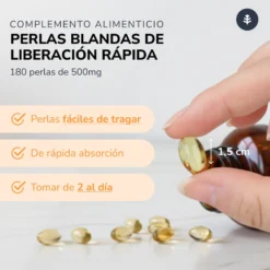 Omega 7 Espino Amarillo Planeta Huerto 180 Perlas