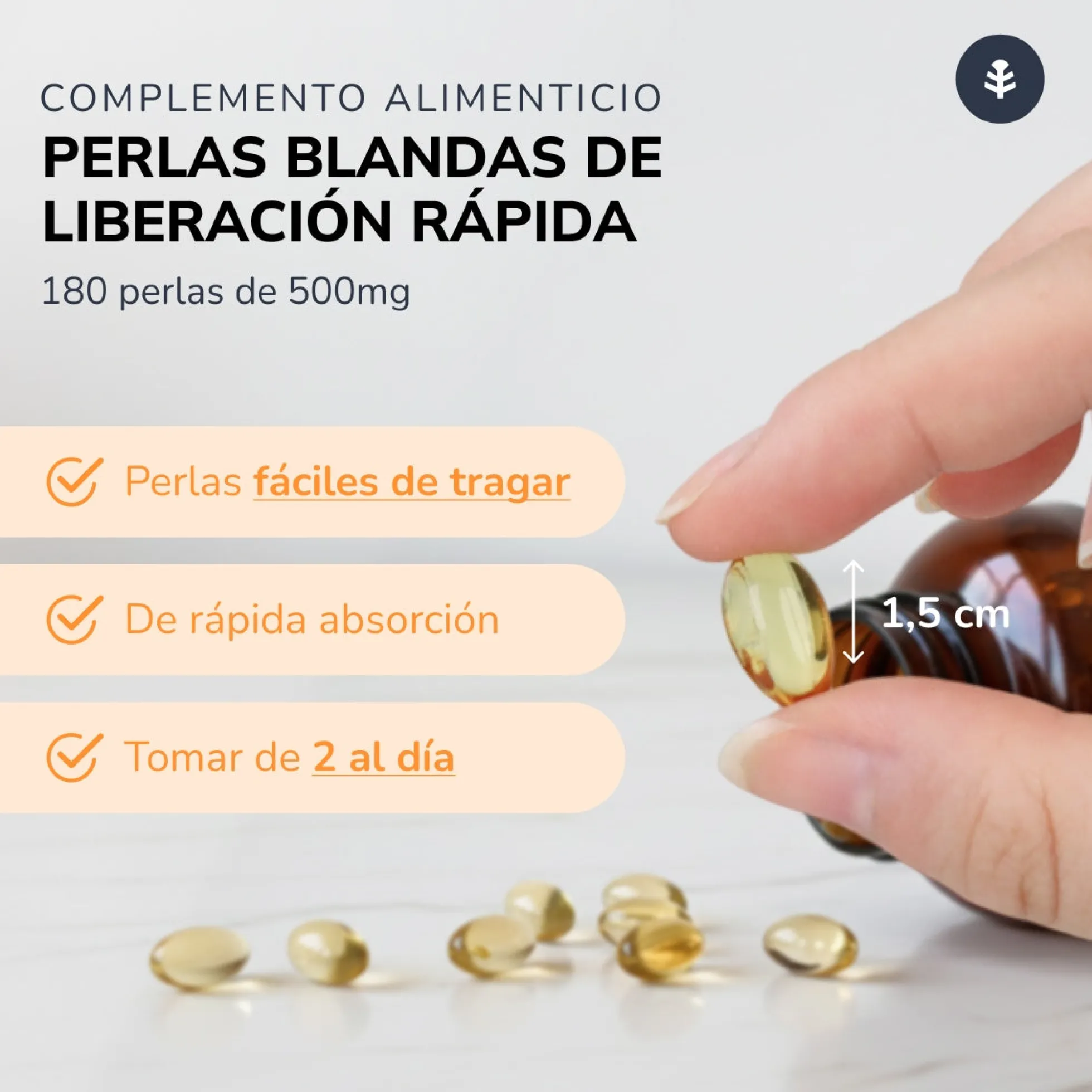 Omega 7 Espino Amarillo Planeta Huerto 180 Perlas