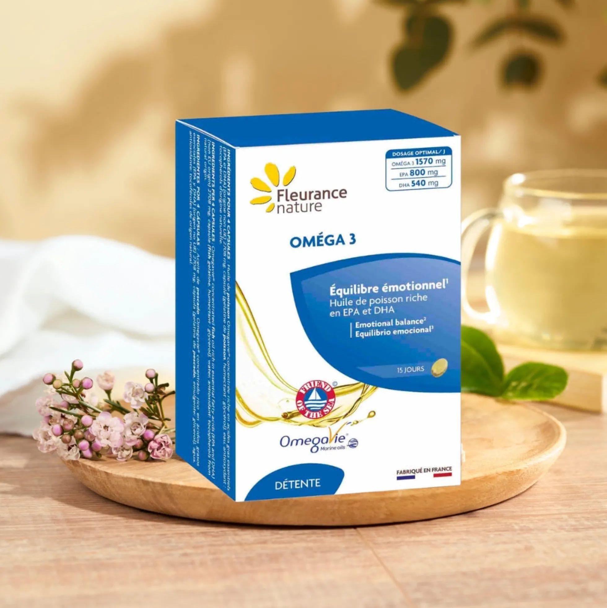 Omega 3 Fleurance Nature 60 Cápsulas