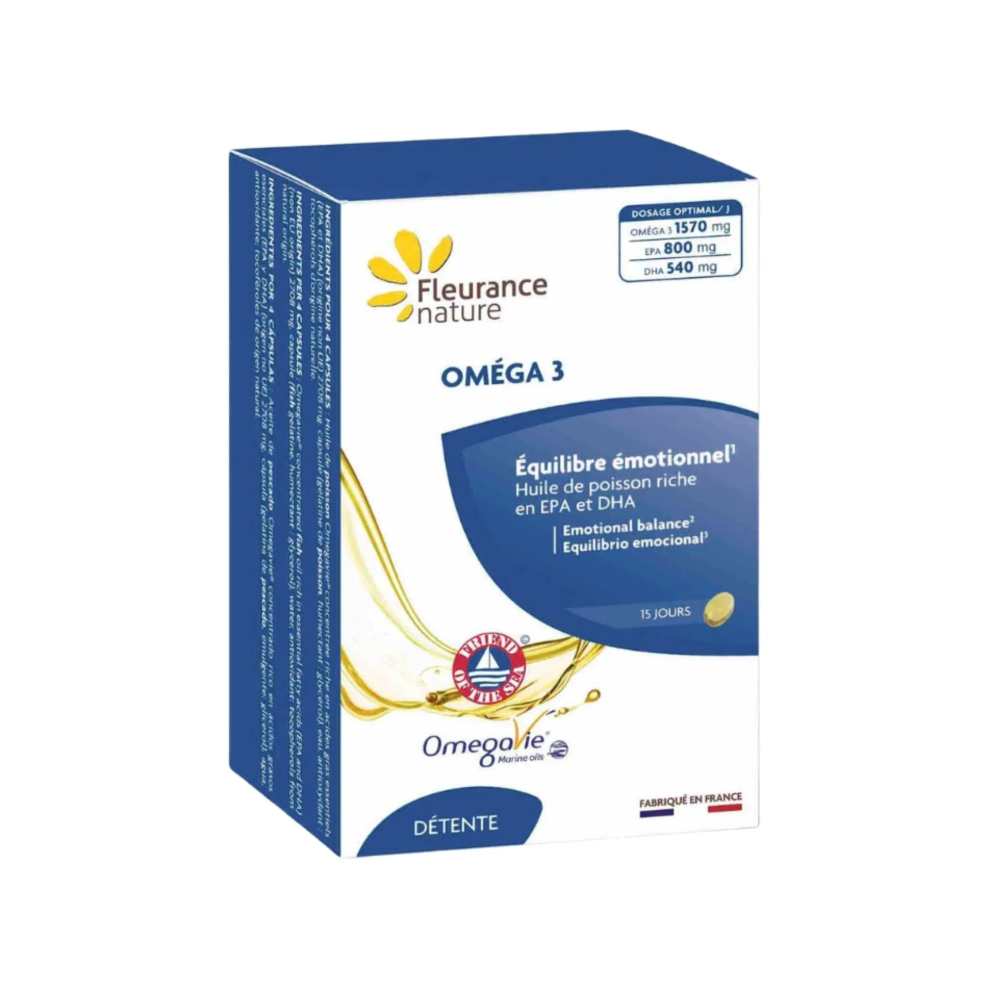 Omega 3 Fleurance Nature 60 Cápsulas