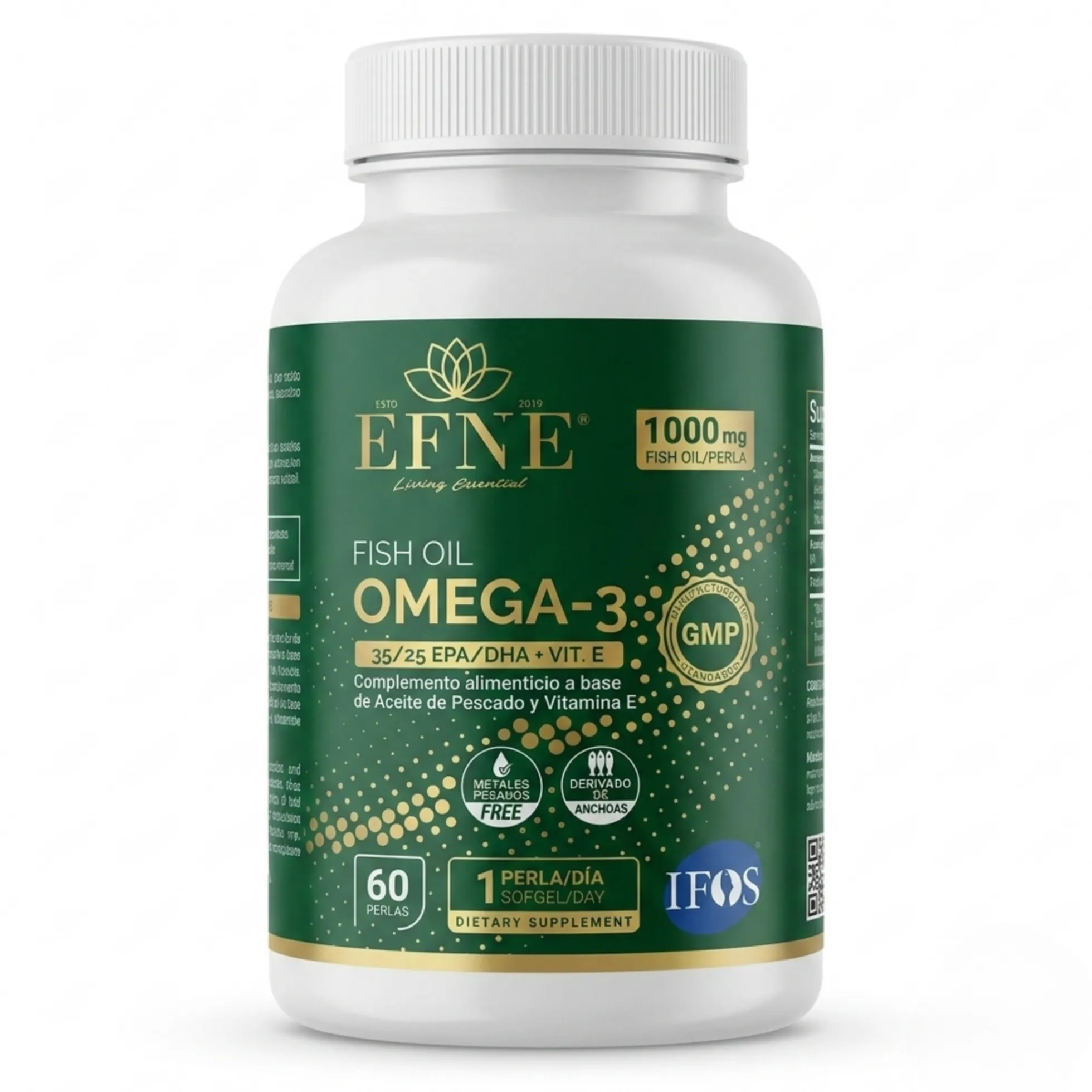 Omega-3 1000mg Efne (alta Concentración Epa/dha) · Certificado Ifos™ 5 Estrellas