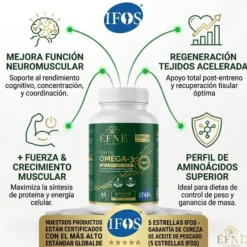 Omega-3 1000mg Efne (alta Concentración Epa/dha) · Certificado Ifos™ 5 Estrellas