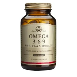 Omega 3 - 6 - 9 (pescado, lino, borraja) Solgar 120 Caps