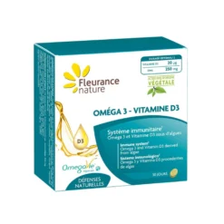 Omega 3 Vitamina D3 Fleurance Nature 30 Cápsulas