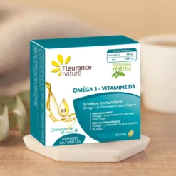 Omega 3 Vitamina D3 Fleurance Nature 30 Cápsulas