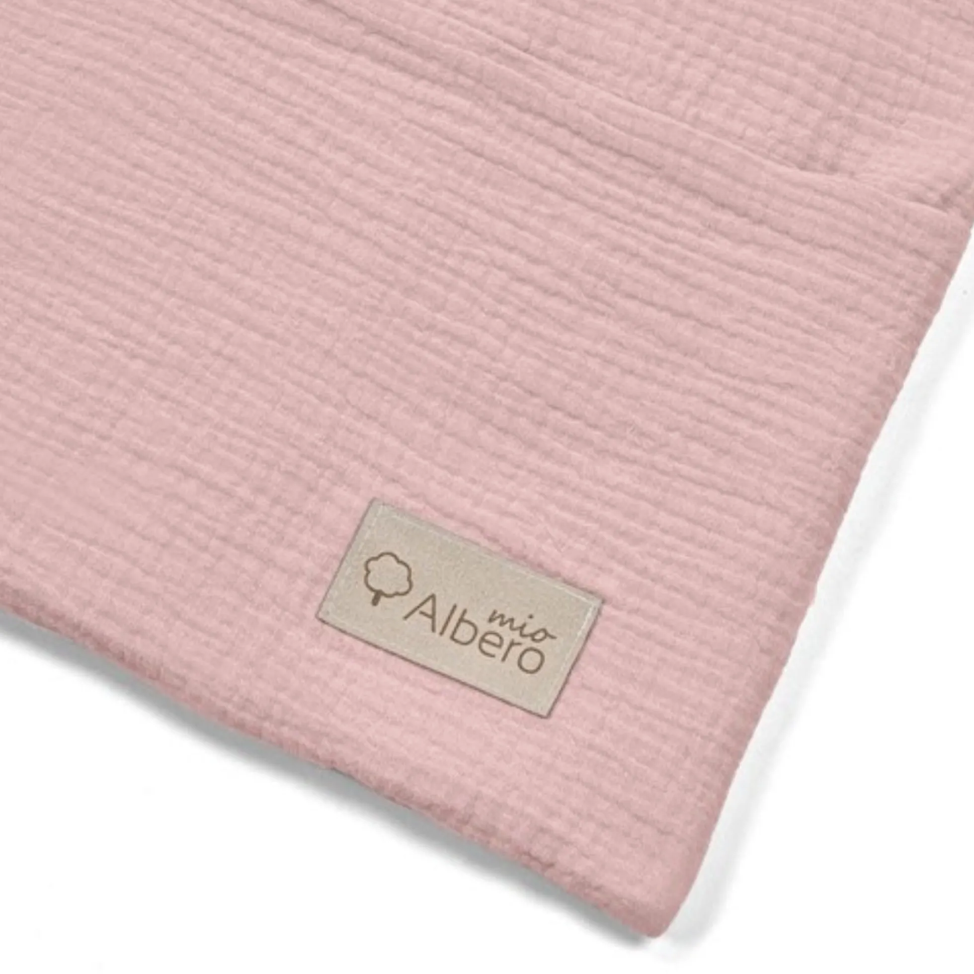 Organizador De Cuna Con Compartimentos Muselina Rosa