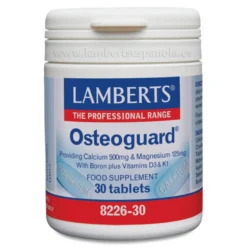 Osteoguard calcio, magnesio, boro vitaminas D y K30 Lamberts 30 tabletas