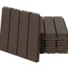 Outsunny Baldosas Cuadradas Para Suelos 30x30 Paquete De 9 Piezas Cubre 0.81 M²