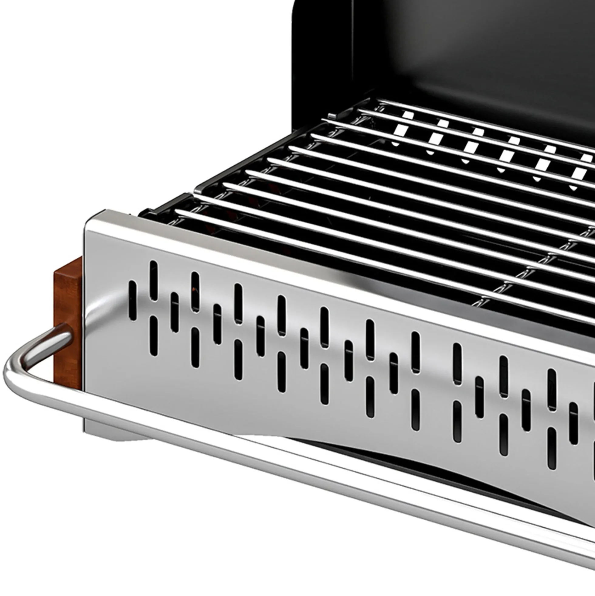 Outsunny Barbacoa De Carbón Plegable 50,5x34x33 Cm Con Bandeja Extraíble