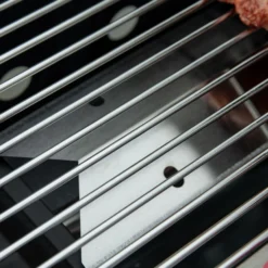 Outsunny Barbacoa De Gas Bbq Con 3 Quemadores 2 Mesas Laterales Armario 4 Ruedas