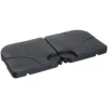 Outsunny Base Soporte De Sombrilla Pie Para Parasol Negro