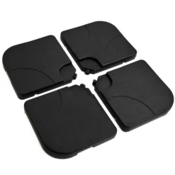 Outsunny Base Soporte De Sombrilla Pie Para Parasol Negro