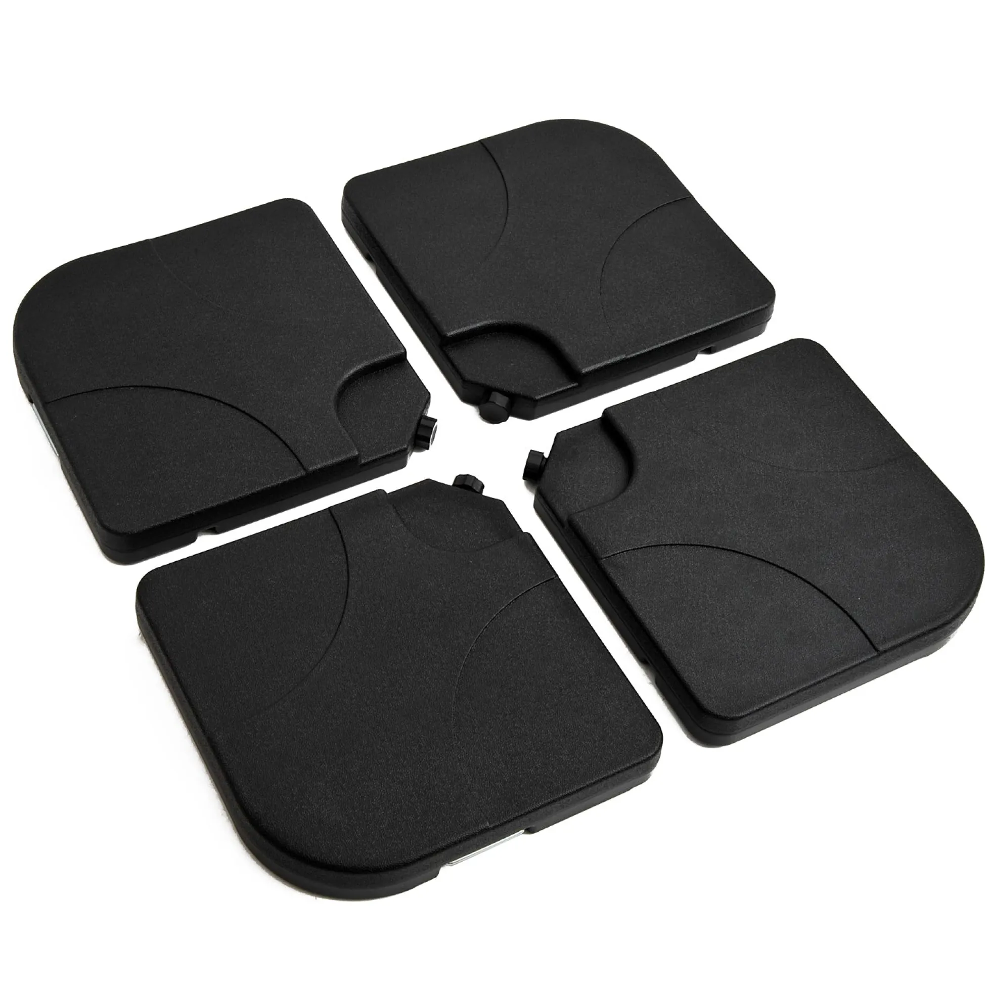 Outsunny Base Soporte De Sombrilla Pie Para Parasol Negro
