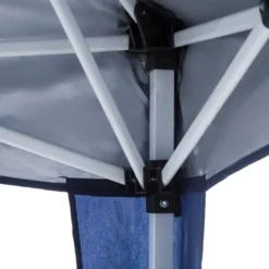 Outsunny Carpa Plegable 2,4x2,4x2,5 M De Jardín Diseño Pop Up Cenador De Acero