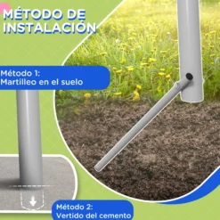 Outsunny Columpio Para Niños Con 1 Columpio Simple Y 1 Planeador Gris Y Verde
