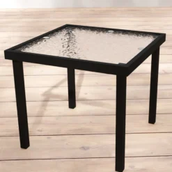 Outsunny Conjunto De Mesa Y 2 Sillas De Terraza Exterior 3 Piezas Gris Claro