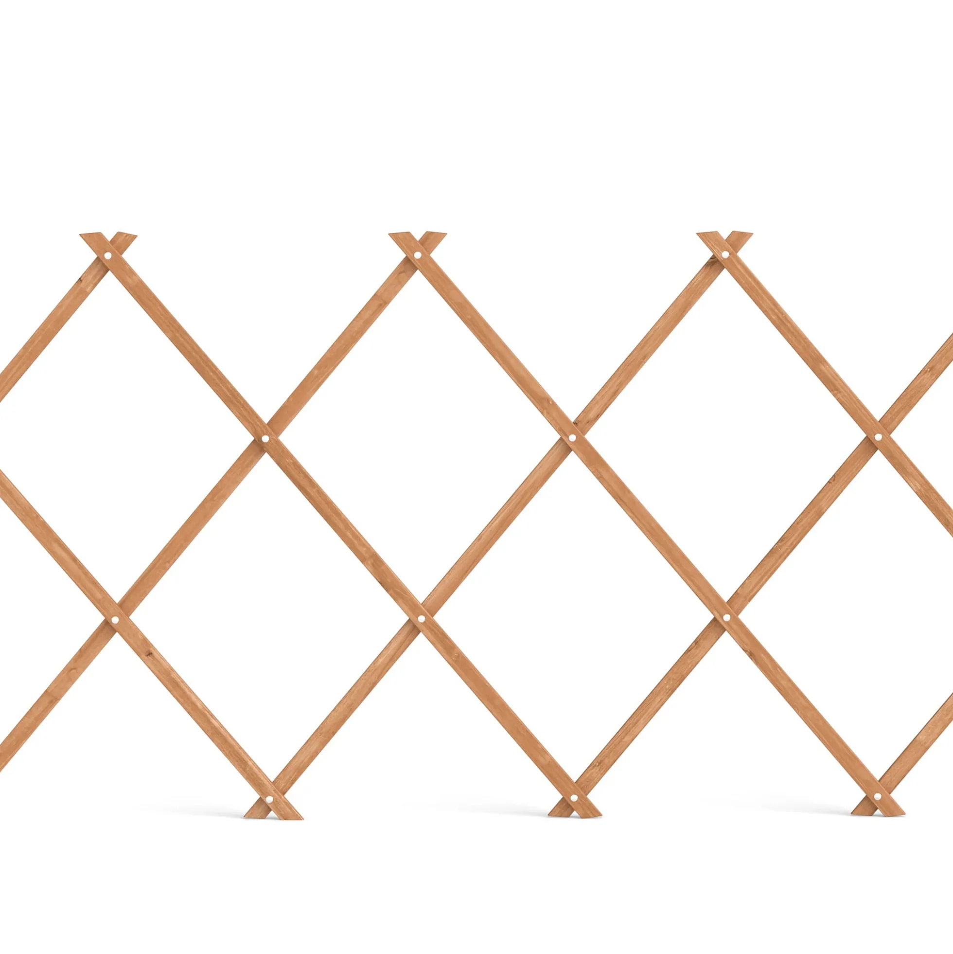 Outsunny Enrejado De Jardín De Madera Extensible 180x60 Cm Marrón Claro