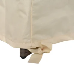 Outsunny Funda Protectora Beige Para Banco 3 Plazas 218x111x101 Cm