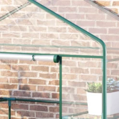 Outsunny Invernadero De Jardín Caseta Para Cultivos Plantas Tomates Flores
