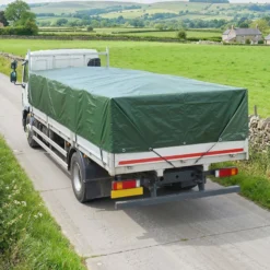 Outsunny Lona Impermeable Exterior 6x8 M Pe Resistente A Rasgaduras 90 G/m²
