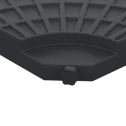 Outsunny Peso Para Base De Sombrilla De 4 Piezas Para Base Cruzada Negro