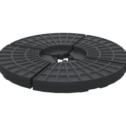 Outsunny Peso Para Base De Sombrilla De 4 Piezas Para Base Cruzada Negro