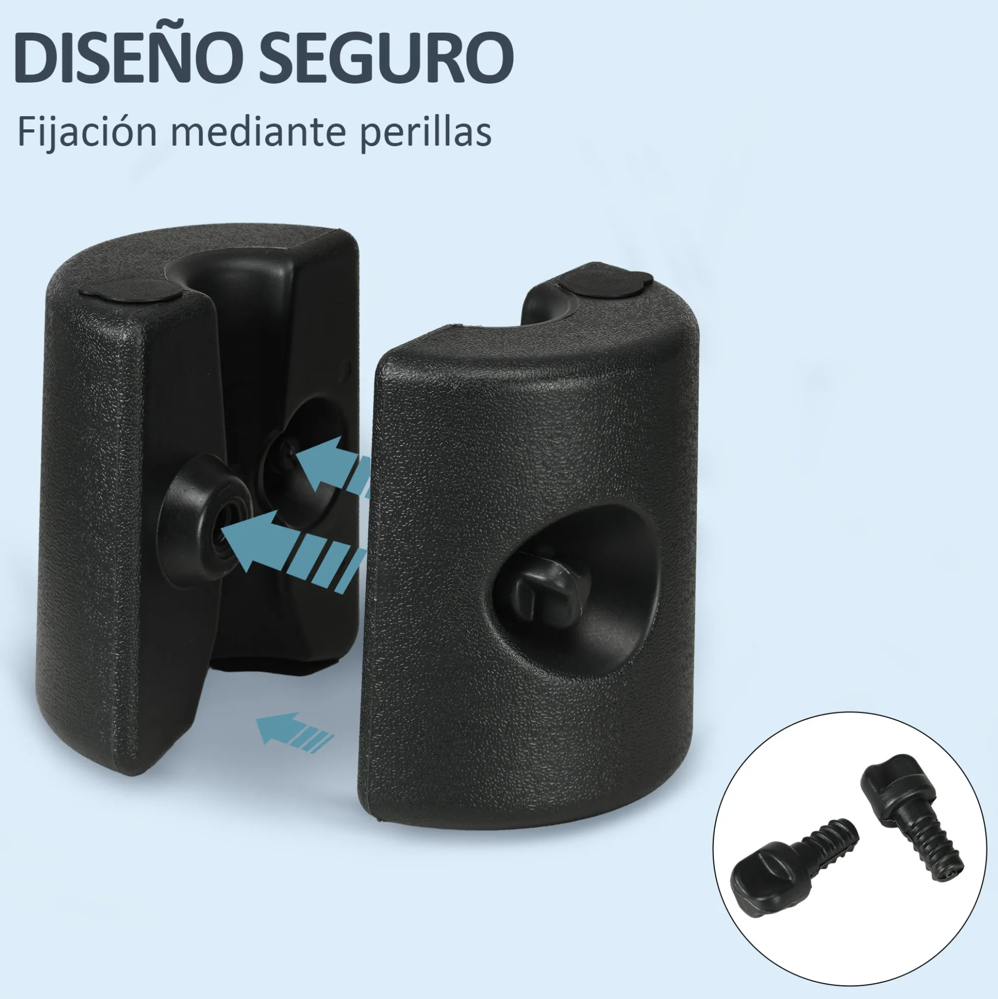Outsunny 4 Pesos Para Carpas Rellenables De Agua 8,7 Kg O Arena 12 Kg