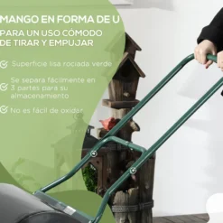 Outsunny Rodillo Para Césped Con Capacidad De 60l Diámetro De 50cm