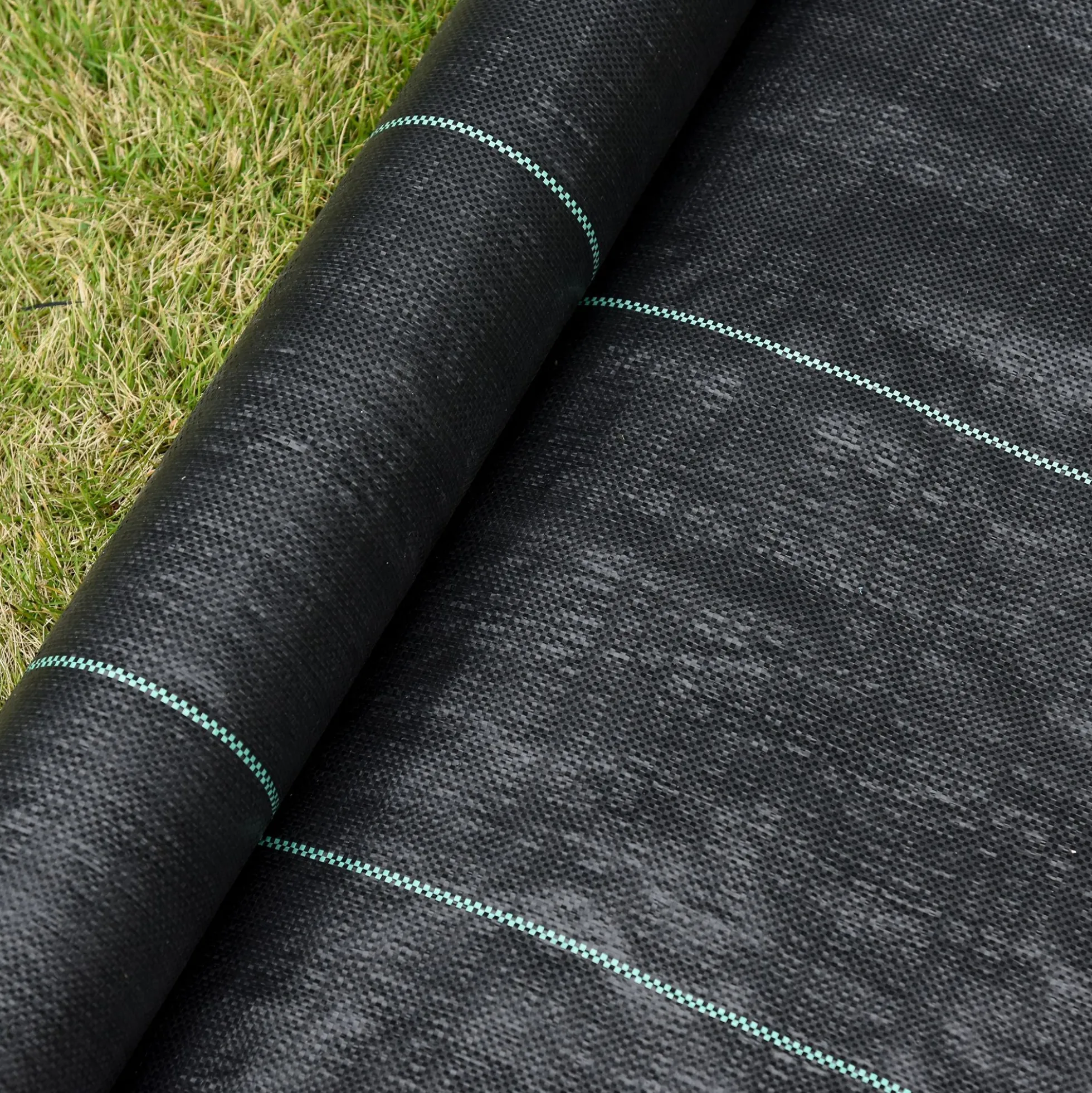 Outsunny Rollo De Malla Geotextil 1x50 M Malla De Jardín Contra Malas Hierbas