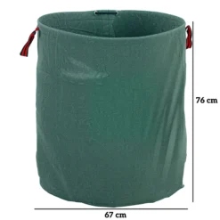 Outsunny Set De 3 Bolsas De Basura De Jardín 272l Con Asas Plegables