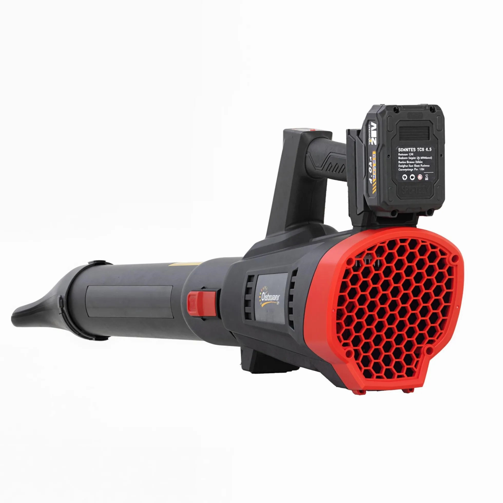 Outsunny Soplador De Hojas Sin Cable 18v Con 2 Baterías 4.0ah Y Cargador Negro
