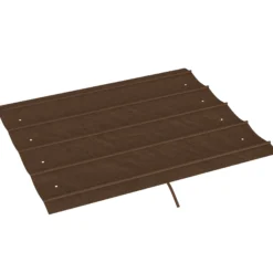 Outsunny Techo De Pérgola Retráctil 3x2,5 M Para Marco De Pérgola De 3x2 M Café