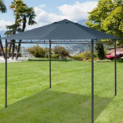 Outsunny Techo De Repuesto 300x300 Cm Cenador De Jardín Con 8 Orificios Verde