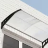 Outsunny Tejadillo De Protección Para Puertas Ventanas Contra Sol Y Lluvia