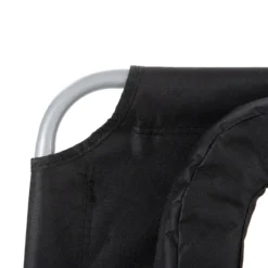Outsunny Tumbona Reclinable Y Plegable De Jardín Con Respaldo Ajustable Negro