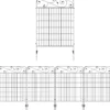 Outsunny Vallas De Jardín Exterior De 4 Paneles 88x110 Cm Con Ángulo Ajustable