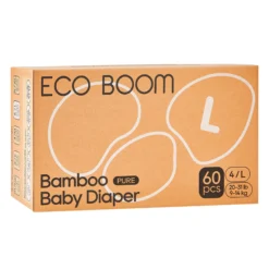 Pañales de Bambú Pure Premium T4 (de 9 a 14 Kg) Ecoboom 60 uds