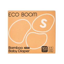 Pañales de Bambú Pure Premium T2 ( de 3 a 8 Kg) Ecoboom 102 uds