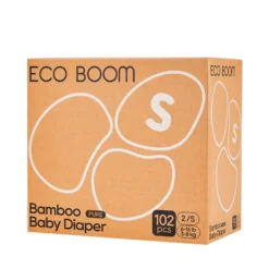 Pañales de Bambú Pure Premium T2 ( de 3 a 8 Kg) Ecoboom 102 uds