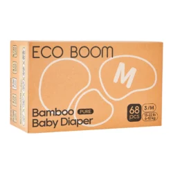 Pañales de Bambú Pure Premium T3 (de 6 a 10 Kg) Ecoboom 68 uds