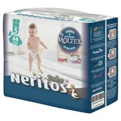 Pañales Neritos Baby by Moltex T5 (13-18 Kg) 44 uds