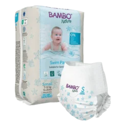 Pañales Pants para Agua Bambo Nature Talla S (7-12 Kg) Bambo Nature 12 uds