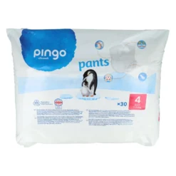Pañales Pants Talla 4 ( 7 - 18 kg ) Pingo 30 unidades
