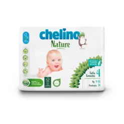 Pañales T4 9-15 kg Chelino Nature 34 unidades