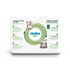 Pañales T4 9-15 kg Chelino Nature 34 unidades