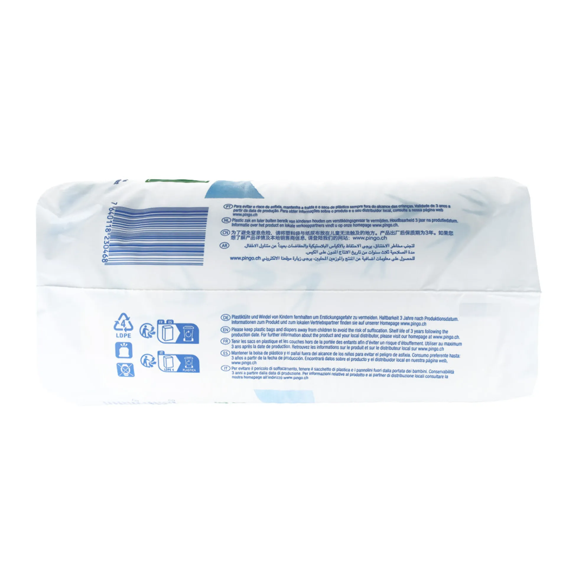 Pañales T6 XL (13-18kg) Pingo 32 Uds