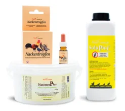 Pack Adiós Piojos - Productos Naturales Para Desparasitar Aves De Corral - Elimina El Piojo De Las Gallinas - Grande