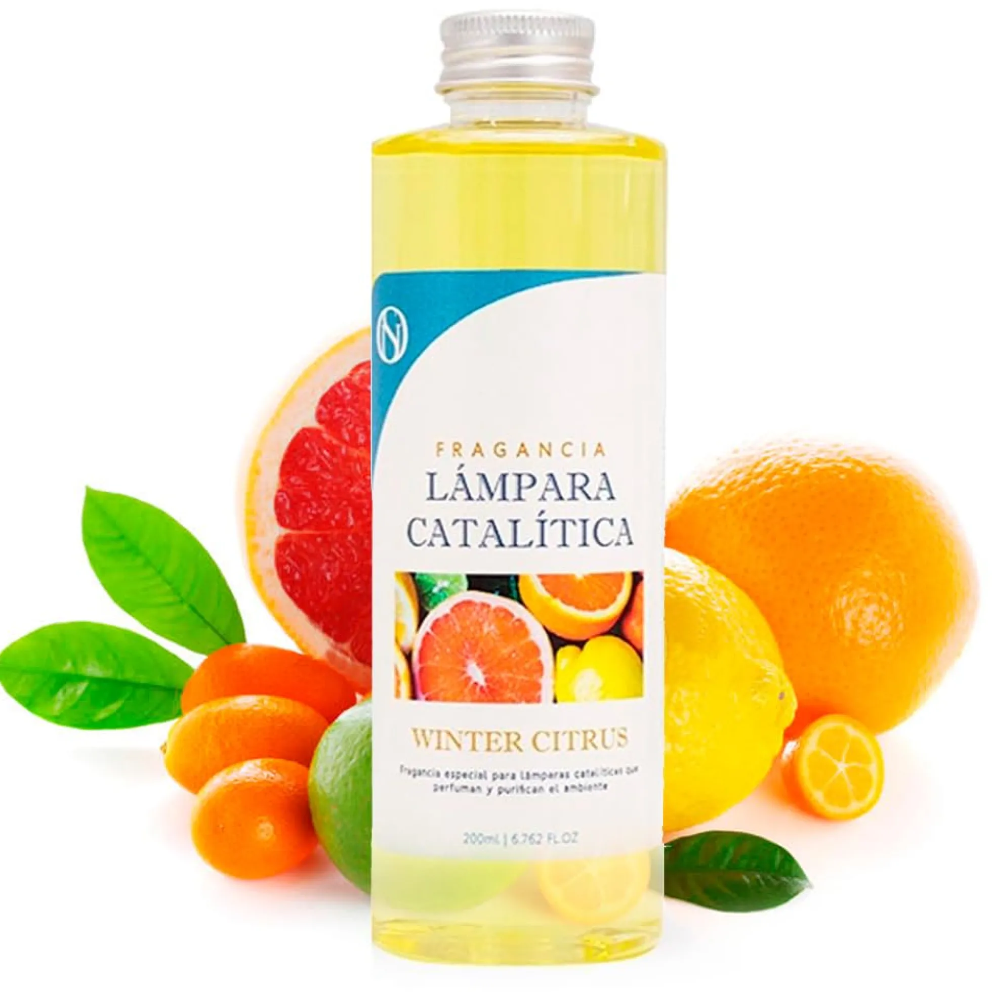 Pack Ahorro Lámpara Catalítica Mosaico Bicolor + Fragancia Winter Citrus 500ml + Limpiador Neutro 200ml + Mecha Repuesto