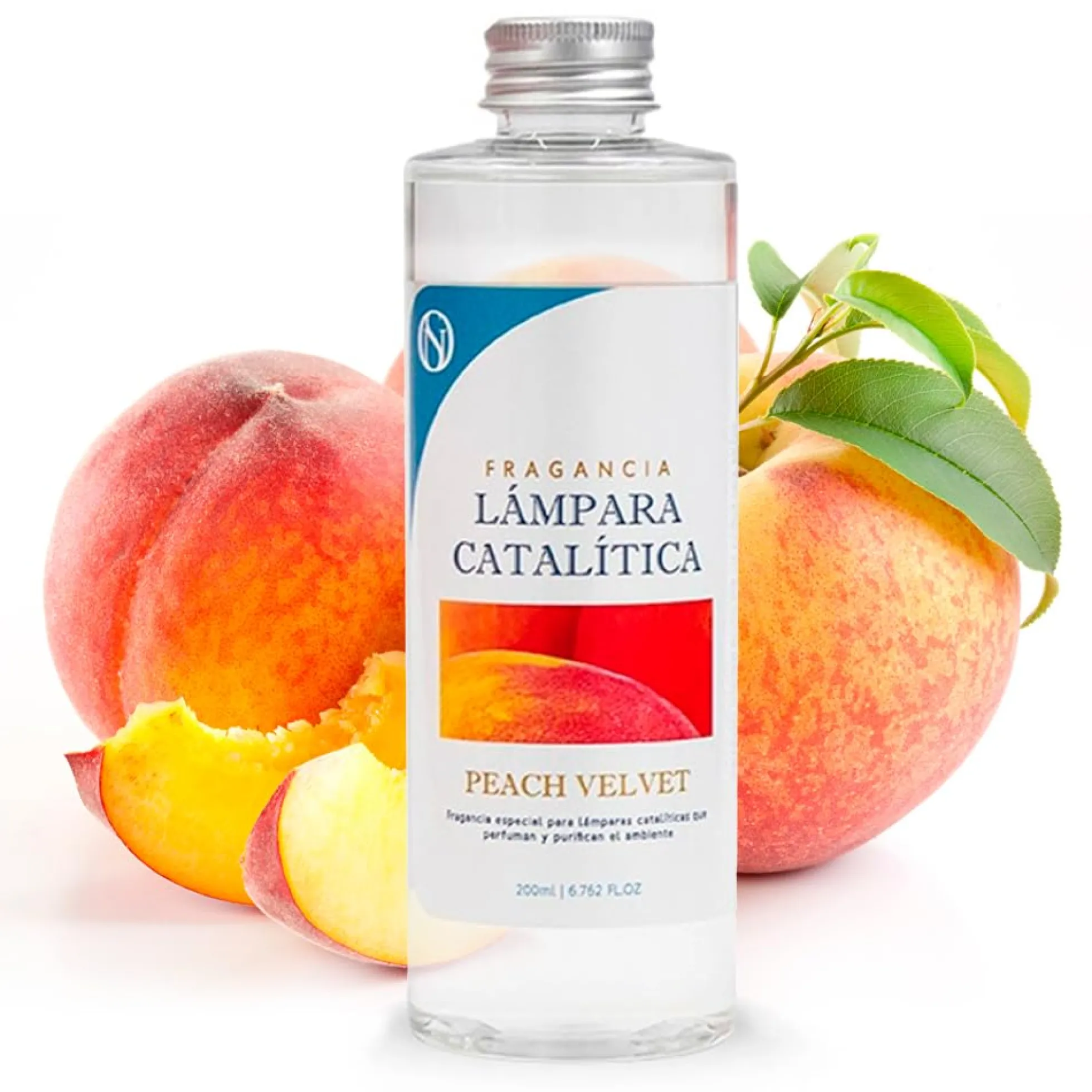 Pack Ahorro Lámpara Catalítica Orange Waves + Fragancia Peach Velvet 200ml + Limpiador Neutro 200ml + Mecha Repuesto