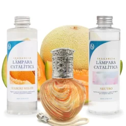 Pack Ahorro Lámpara Catalítica Orange Waves + Fragancia Waikiki Melon 200ml + Limpiador Neutro 200ml + Mecha Repuesto
